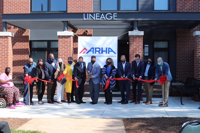 linage ribbon cutting