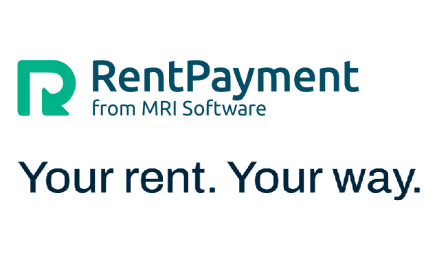 rentpayment logo from mri with the words your rent. your way. below them