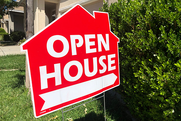 open house sign