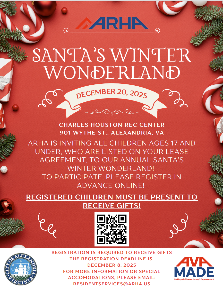 flyer for santa's winter wonderland 2025