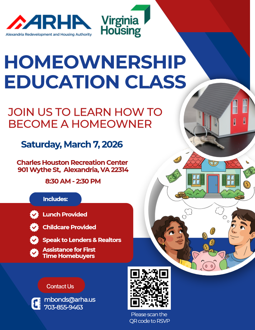 Flyer for VHDA Homeownership Class 2026