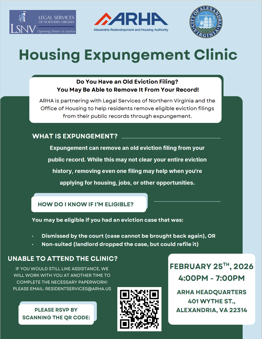 Flyer for Expungement Clinic 2.25.2026