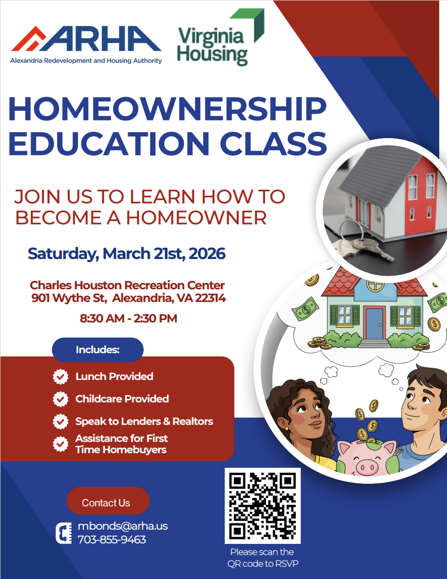 Flyer for VHDA Homeownership Class 2026