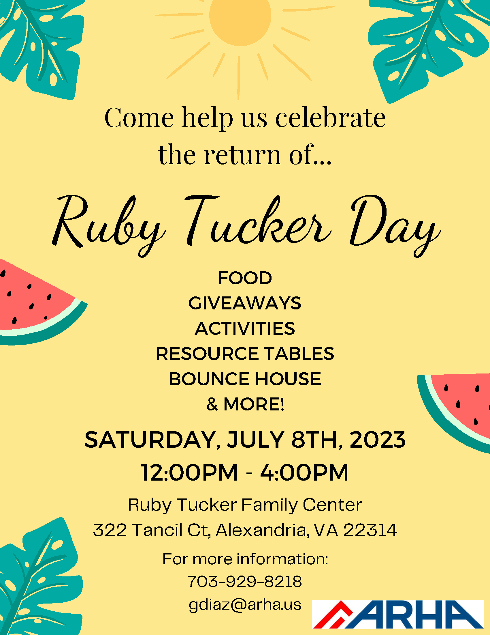 ruby tucker day 2023 flyer