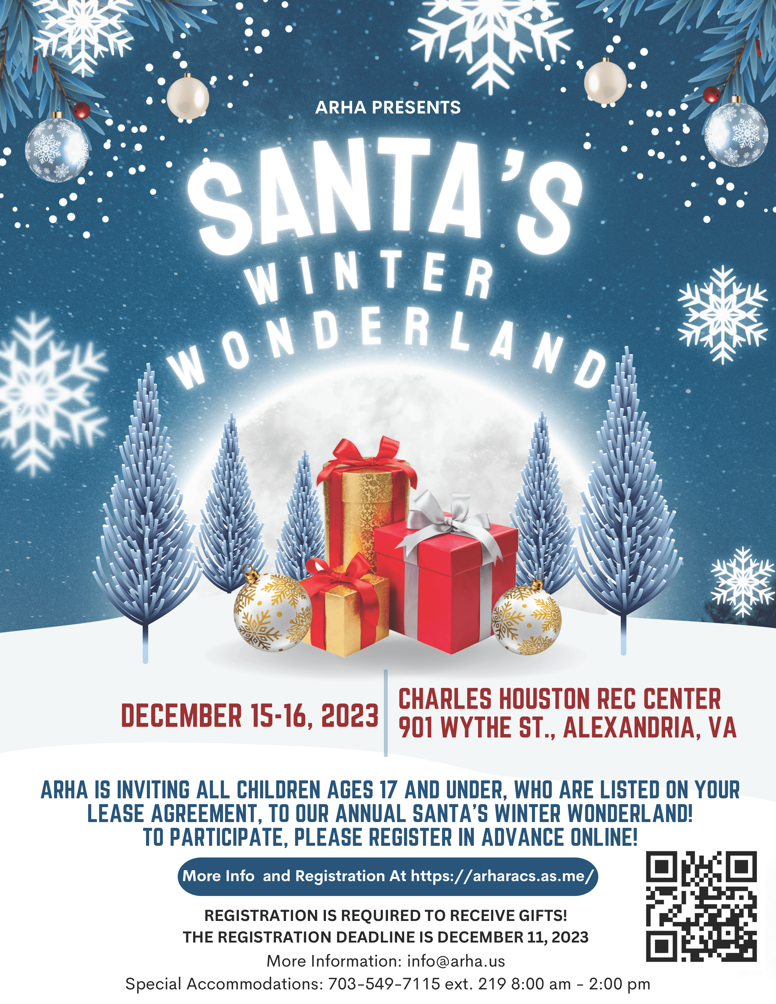 santa's winter wonderland flyer
